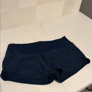 Lululemon Athletica Dark Blue Athletic Shorts